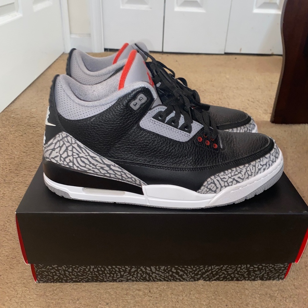 Air Jordan 3 Retro Black Cement 3s (2018)
